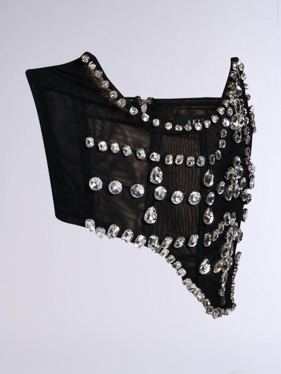 JODIE RHINESTONE BELT - S/M main image 4